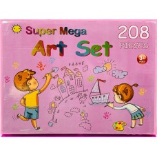 Super Mega Art Set / 208 Pcs 